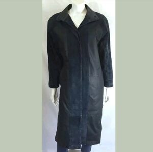 Northern Explorer 100% Leather Suede long Coat size M